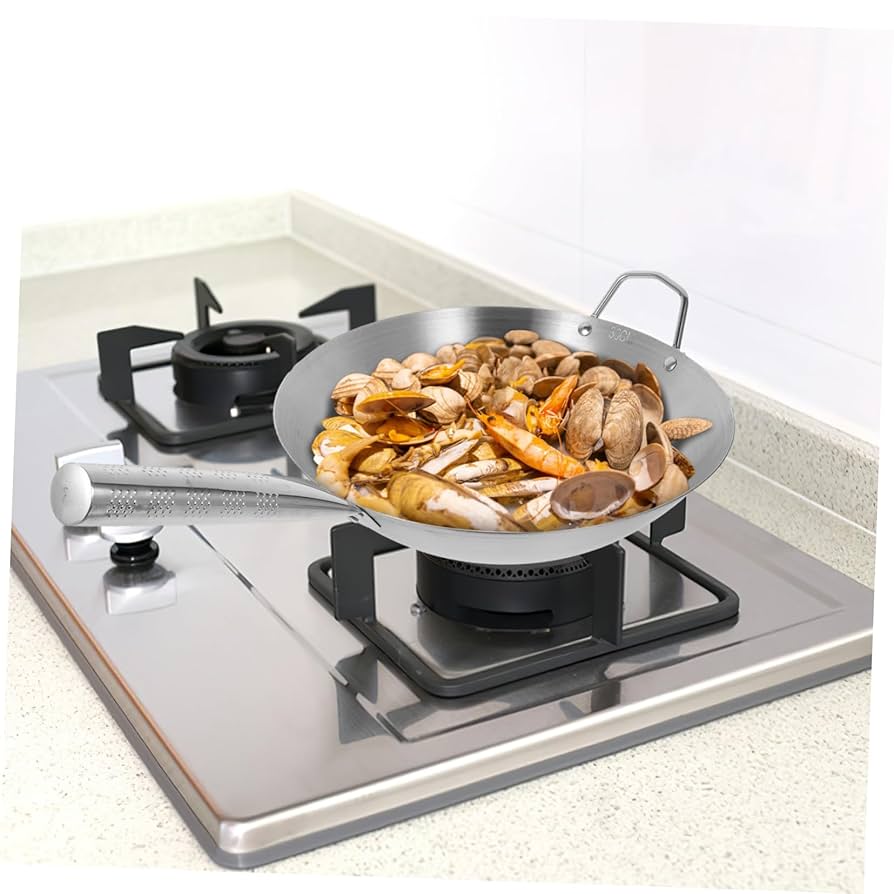 Amazon | HAKIDZEL ステンレス製中華なべ ガスストーブ中華鍋