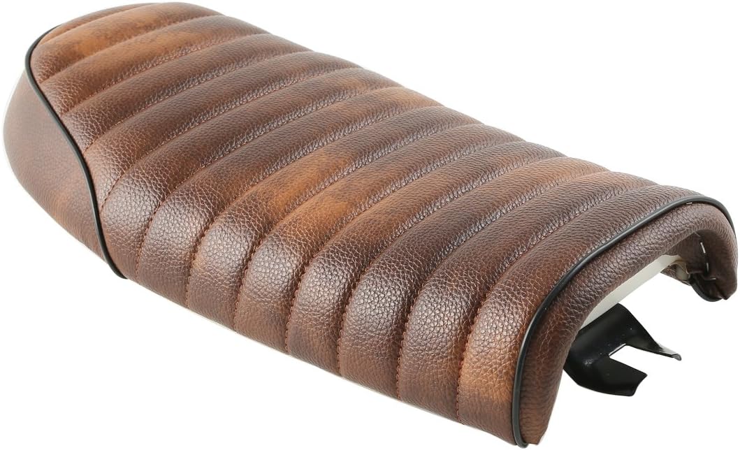 SLMOTO Vintage Motorcycle Cafe Racer Seat Universal Motorcycle Flat & Hump Refit Cushion For KZ400 KZ550 K750 Z650 W650 CB100 CB125 CB175 CB200 CB350 CB360