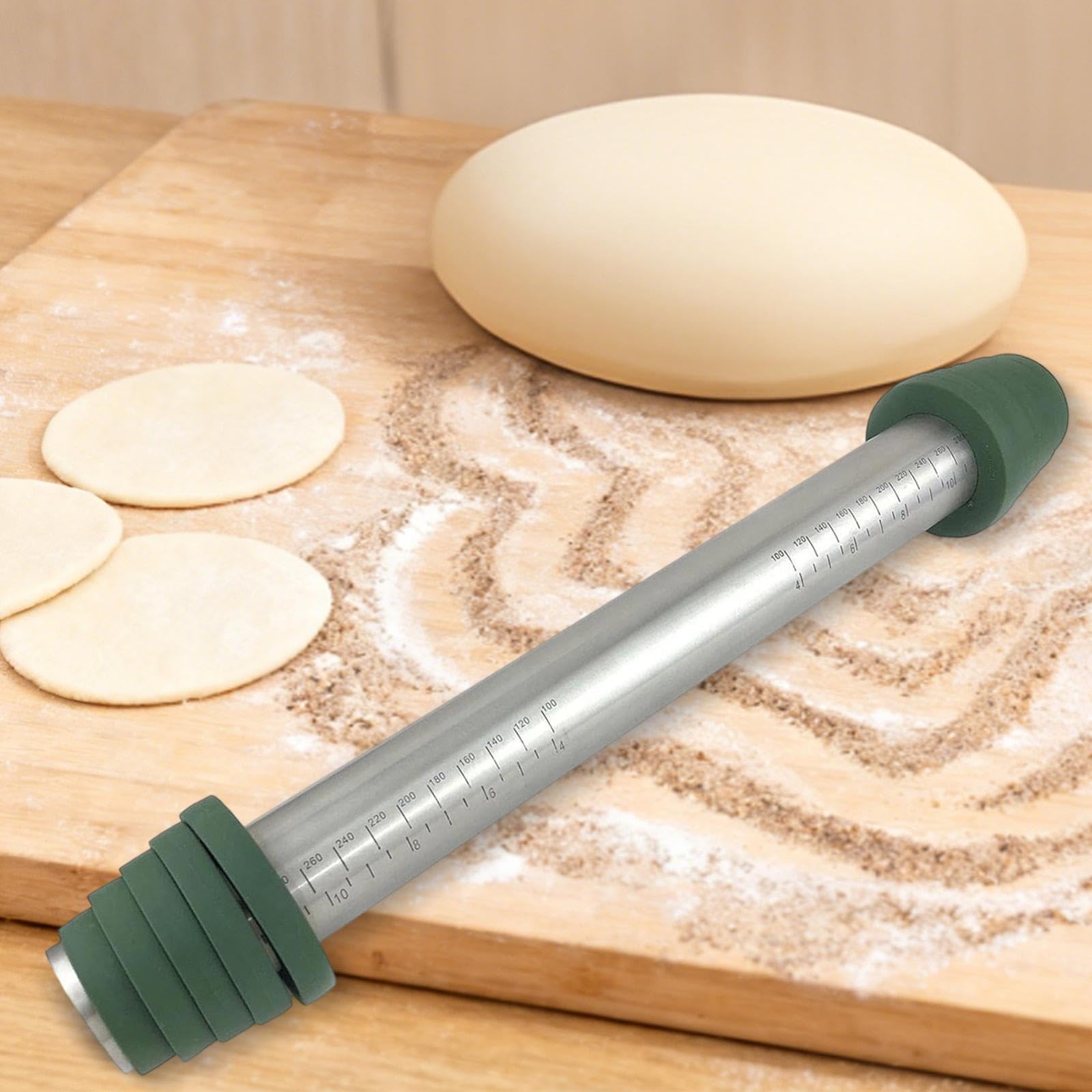 Rodillo de Acero Inoxidable para Hornear de Tartas Y Pasteles