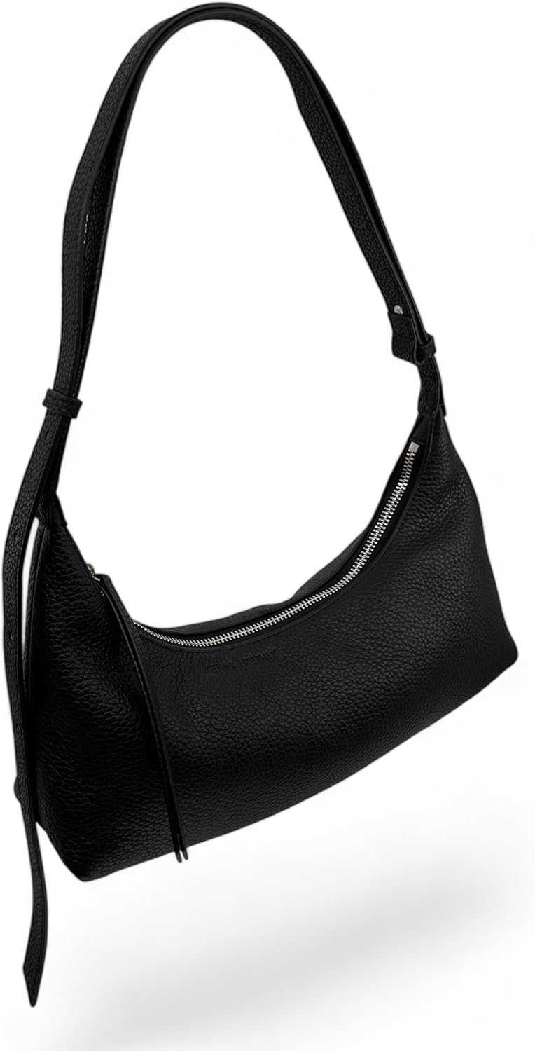 Everyday Genuine Leather Handbag for Women - Minimal Style with 2-Way Crossbody & Shoulder Adjustable Strap