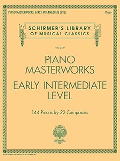 Piano Masterworks – Early Intermediate Level | Schirmer's Library of Musical Classics Vol. 2109 | 144 Classical Pieces for Piano Students and Teachers