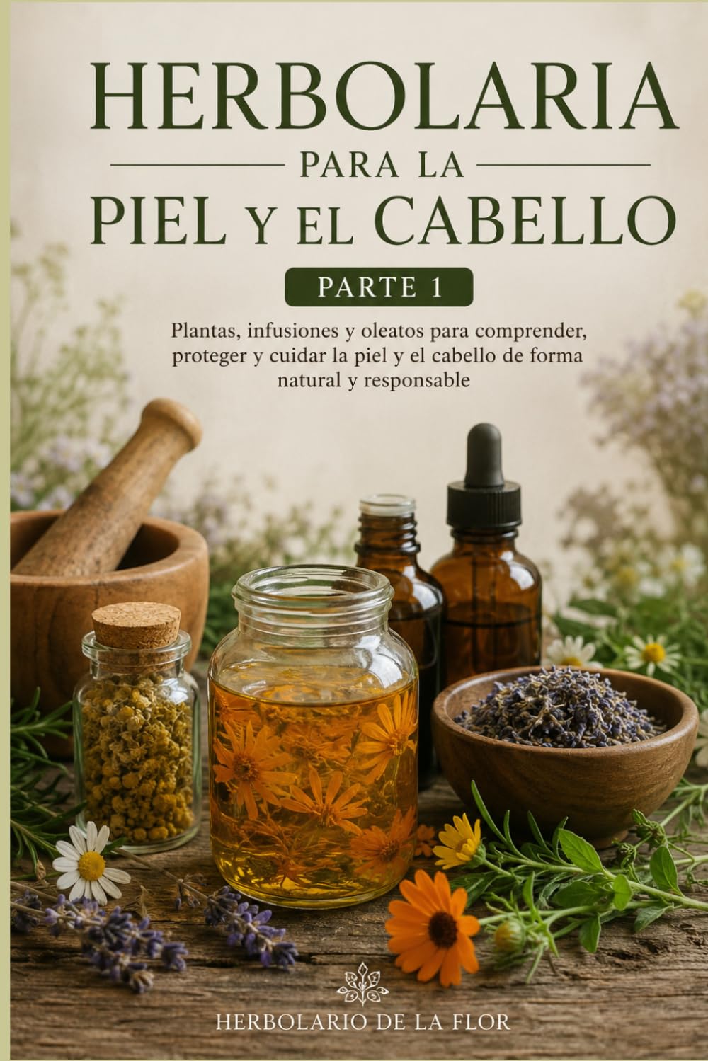 Portada de Herbolaria para la Piel y el Cabello