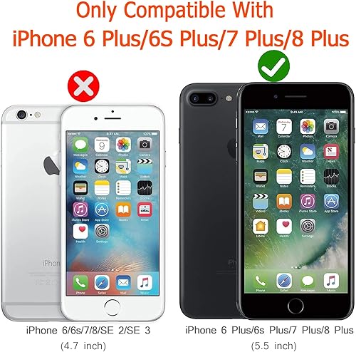 Miniatura 2 de Funda de batería para iPhone 6s Plus6 Plus7 Plus8 Plus, 10000 mAh, funda protectora de carga portátil compatible con iPhone 6s Plus6 Plus7 Plus8