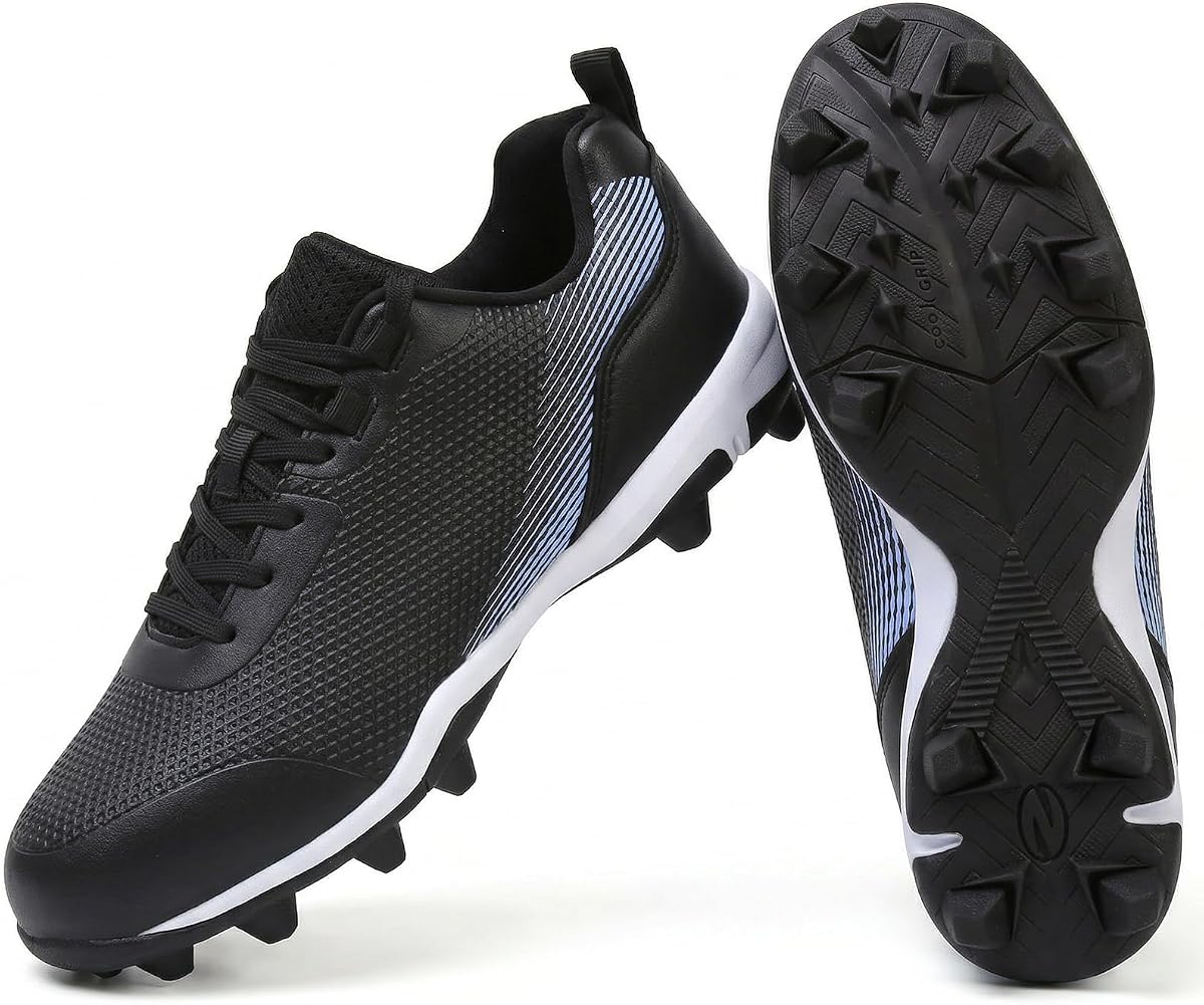 Baseball Cleats Men Molded Rubber Studs Mens Softball Shoes Turf Dirt