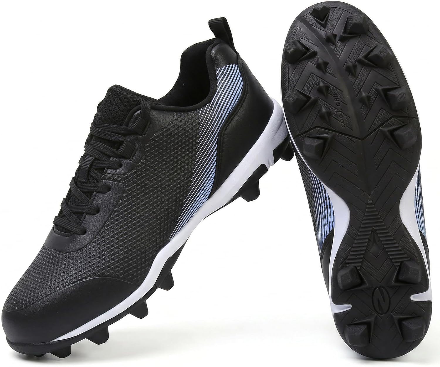 Baseball Cleats Men Molded Rubber Studs Mens Softball Shoes Turf Dirt Fields