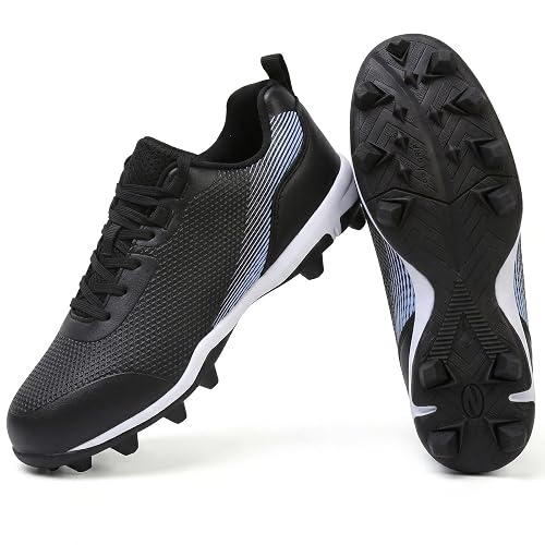 Baseball Cleats Men Molded Rubber Studs Mens Softball Shoes Turf