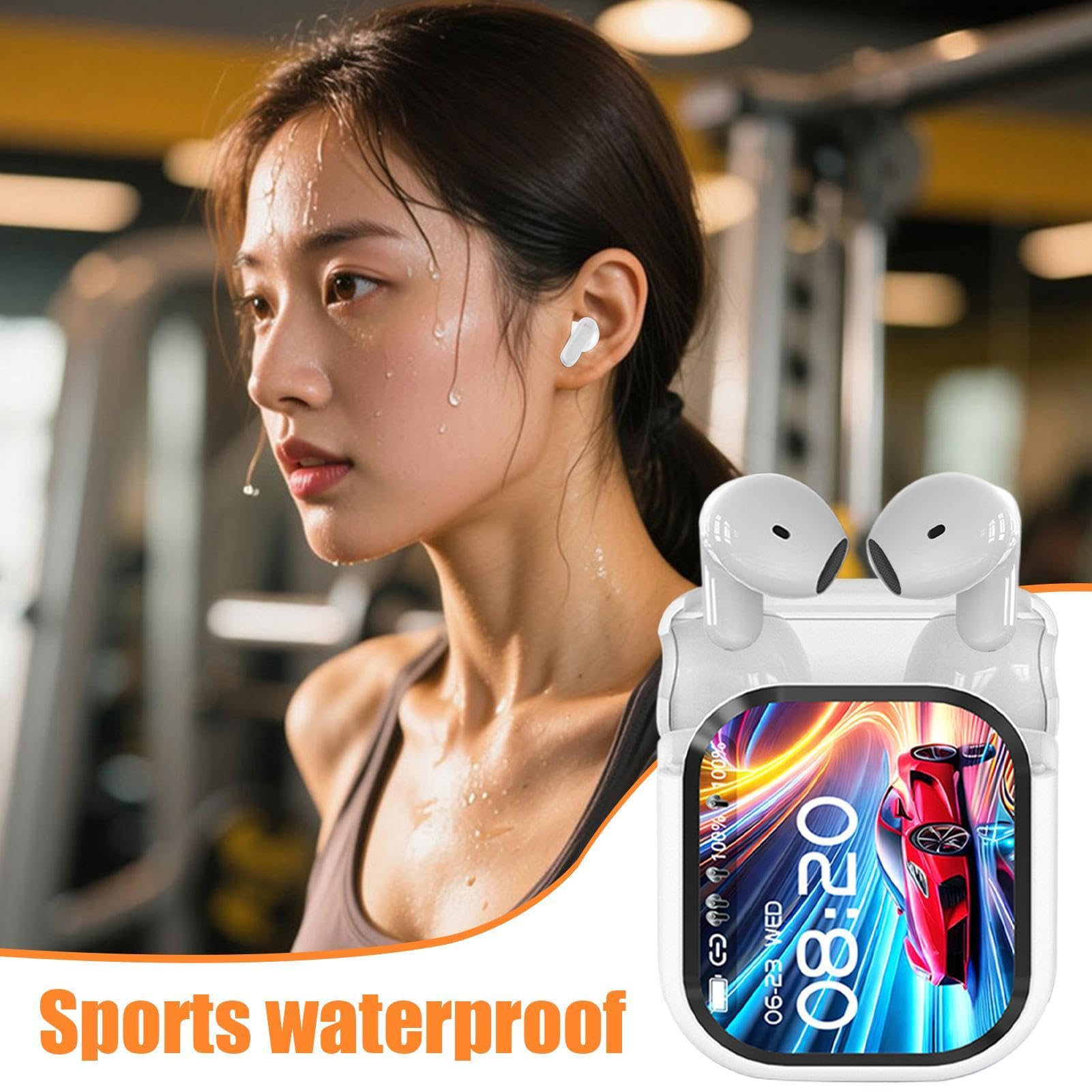 Auricolari Di Traduzione Cuffie Wireless Touchscreen Cancellazione Rumore | Auricolari Con Traduzione IA In Reale Touchscreen Per Uomo Donna Viaggi Studio Sport Lavoro Palestra Compleanno