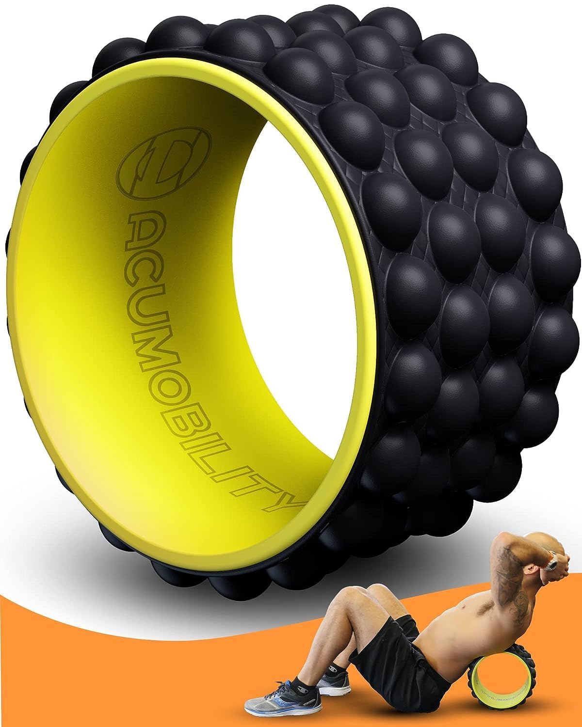 LUHI Back Stretcher, Back Cracker & Back Roller, Back Pain Relief Product, Yoga Wheel, Foam Roller for Back, Back Stretching & Back Cracking Device, Back Popper (B08YK8F51F) Amazon Price History, Amazon Price Tracker