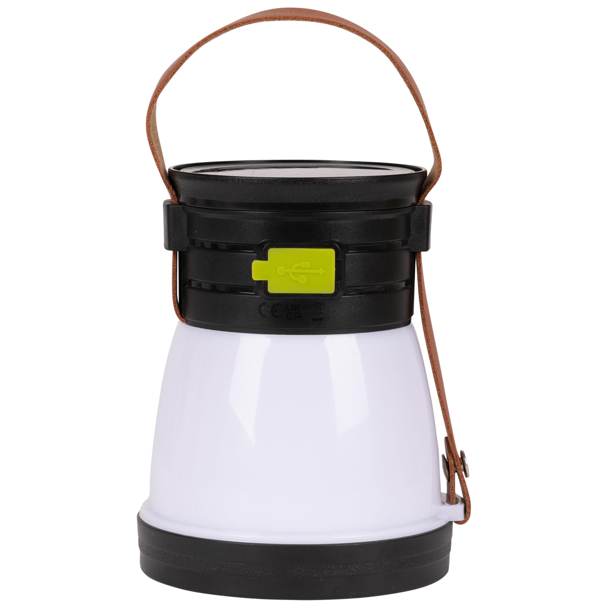 Trespass Linterna 2 en 1 Hugos - Carga solar recargable USB-C