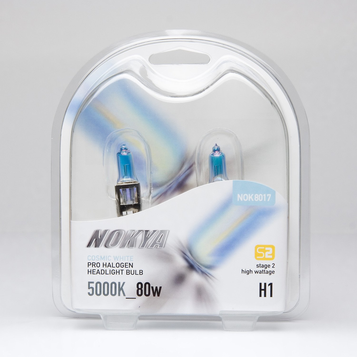 NokyaH11 Headlight Bulbs — Cosmic White 5000K 80W (Stage 2)