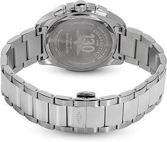 Rotary Mens Apex 100 Chronograph Silver Dial Stainless Steel Bracelet Watch