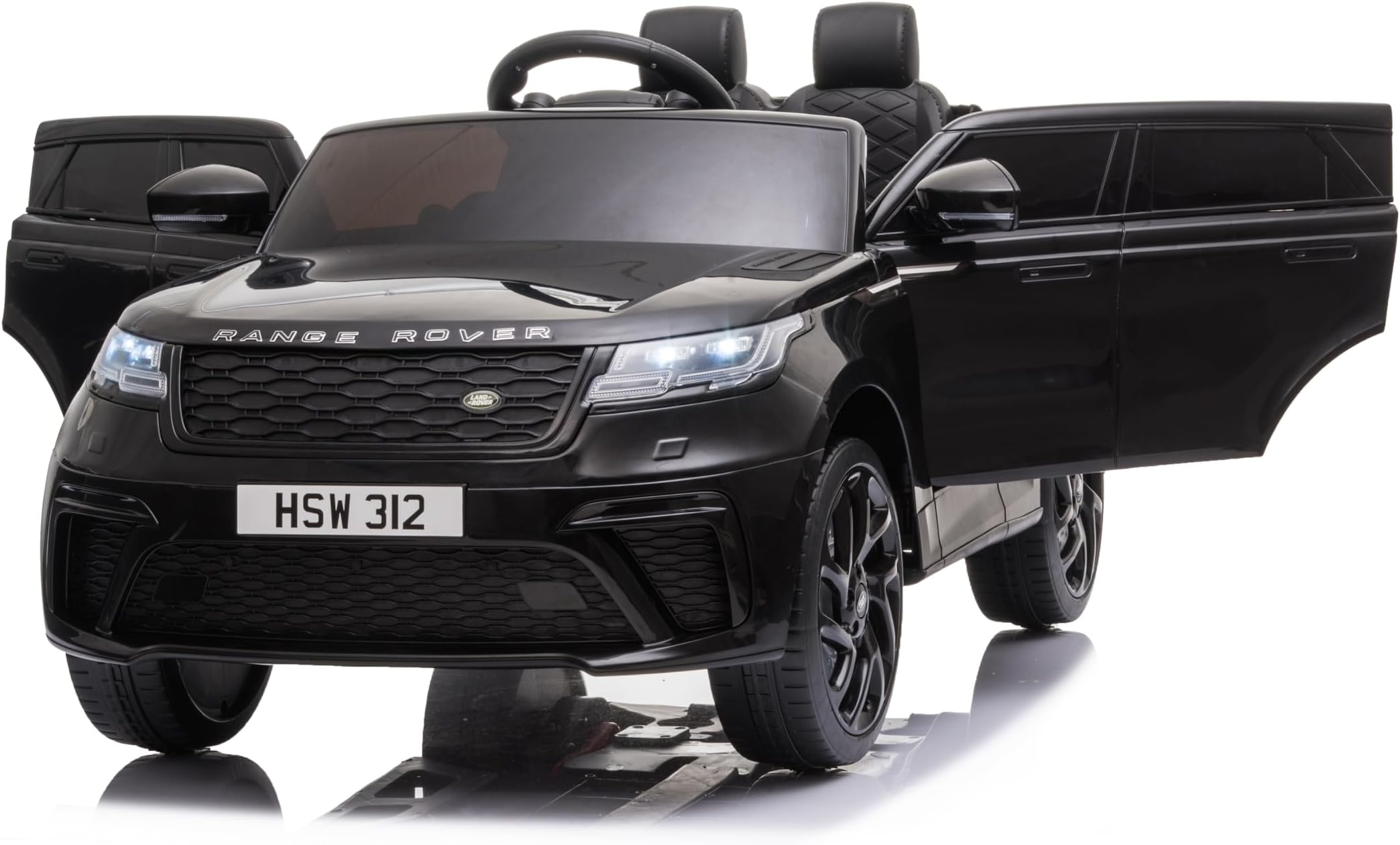 Kids Electric Ride-On Car,12V Licensed Land Rover with Remote Control,MP3 Player and Rocking Function for Ages 4-8