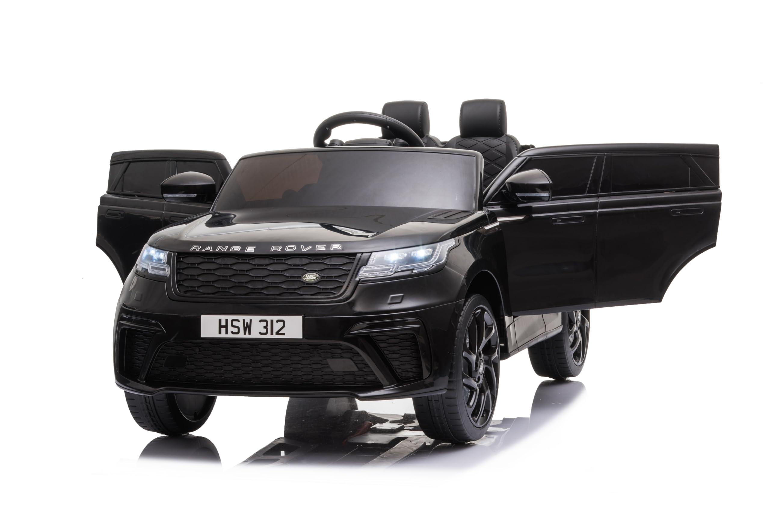 Kids Electric Ride-On Car,12V Licensed Land Rover with Remote Control,MP3 Player and Rocking Function for Ages 4-8