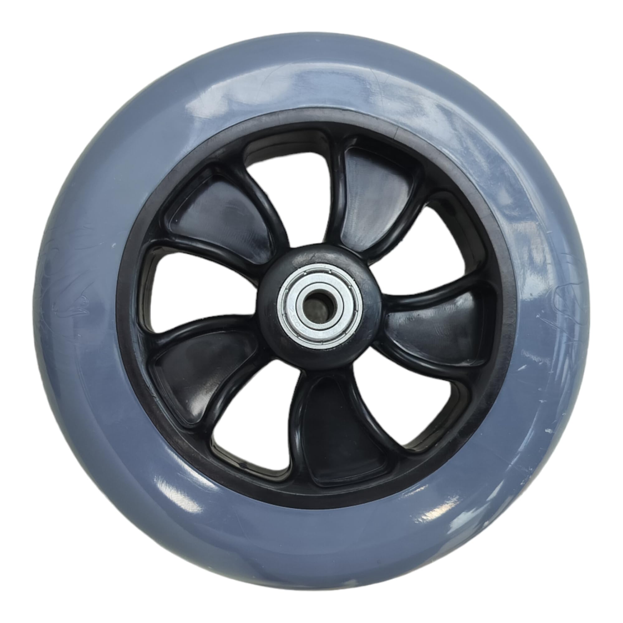 eOneAid 6 Inch Front Caster Wheel Replacement for Wheelchair – Durable Solid PU Tire with Precision Bearings – Smooth Rolling, Shock Absorbing, Universal Fit for Most Manual Wheelchairs (Pack of 1)-image-15