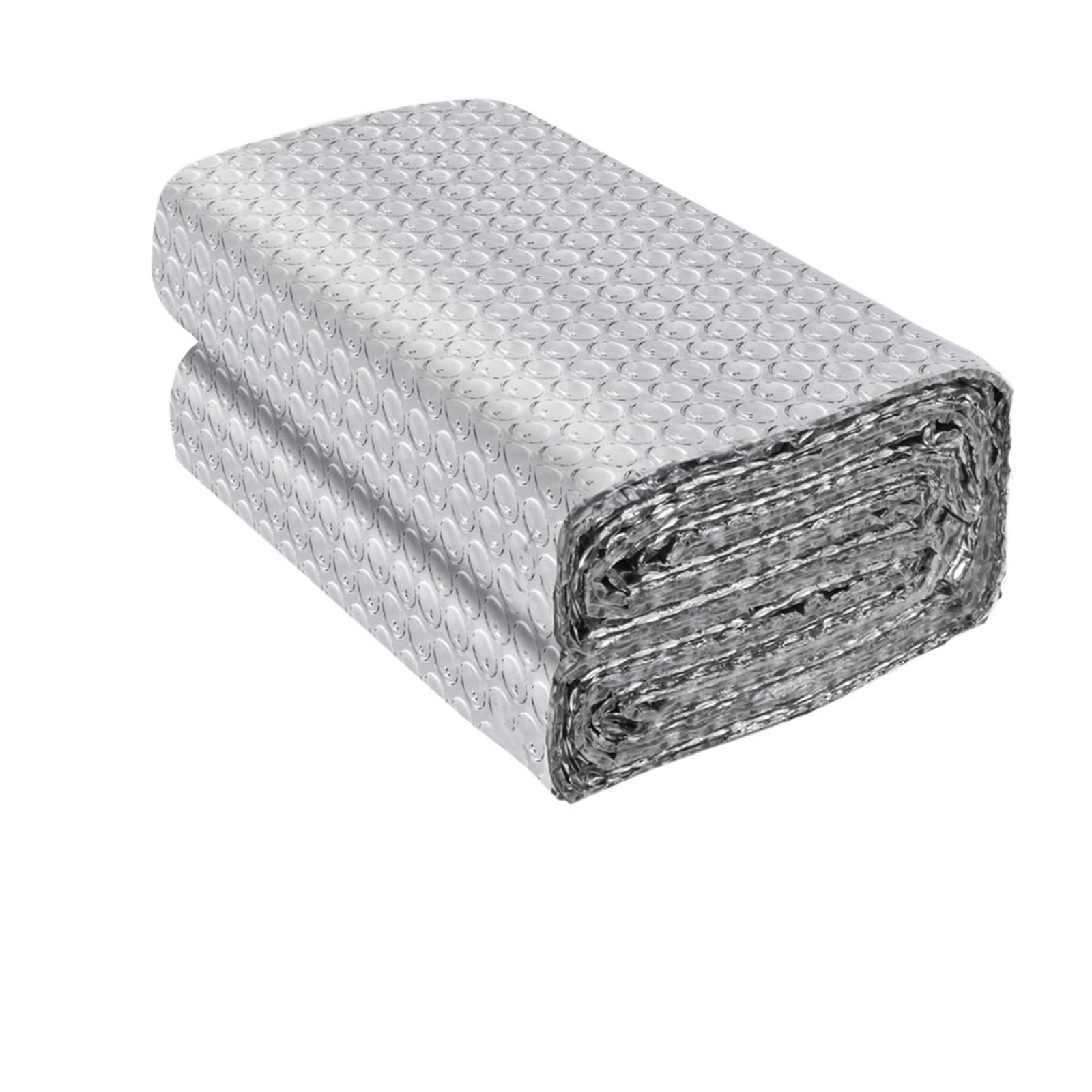 Foil Insulation Roll Double Reflective Bubble Foil Insulation Foam Aluminum Thermal Radiant Barrier for Window Garage Door Roof for Ceiling Wall Insulation