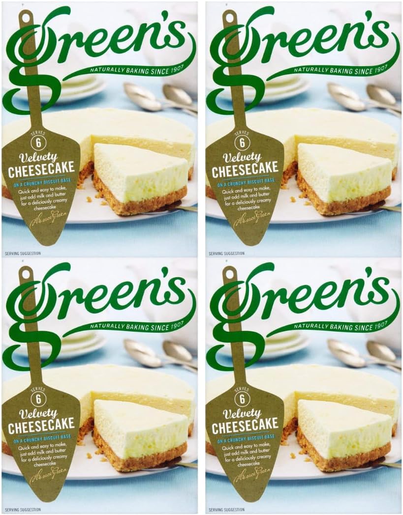 Cheesecake Mix Bundle with Greens Velvety Cheesecake Mix 259g (4 Pack