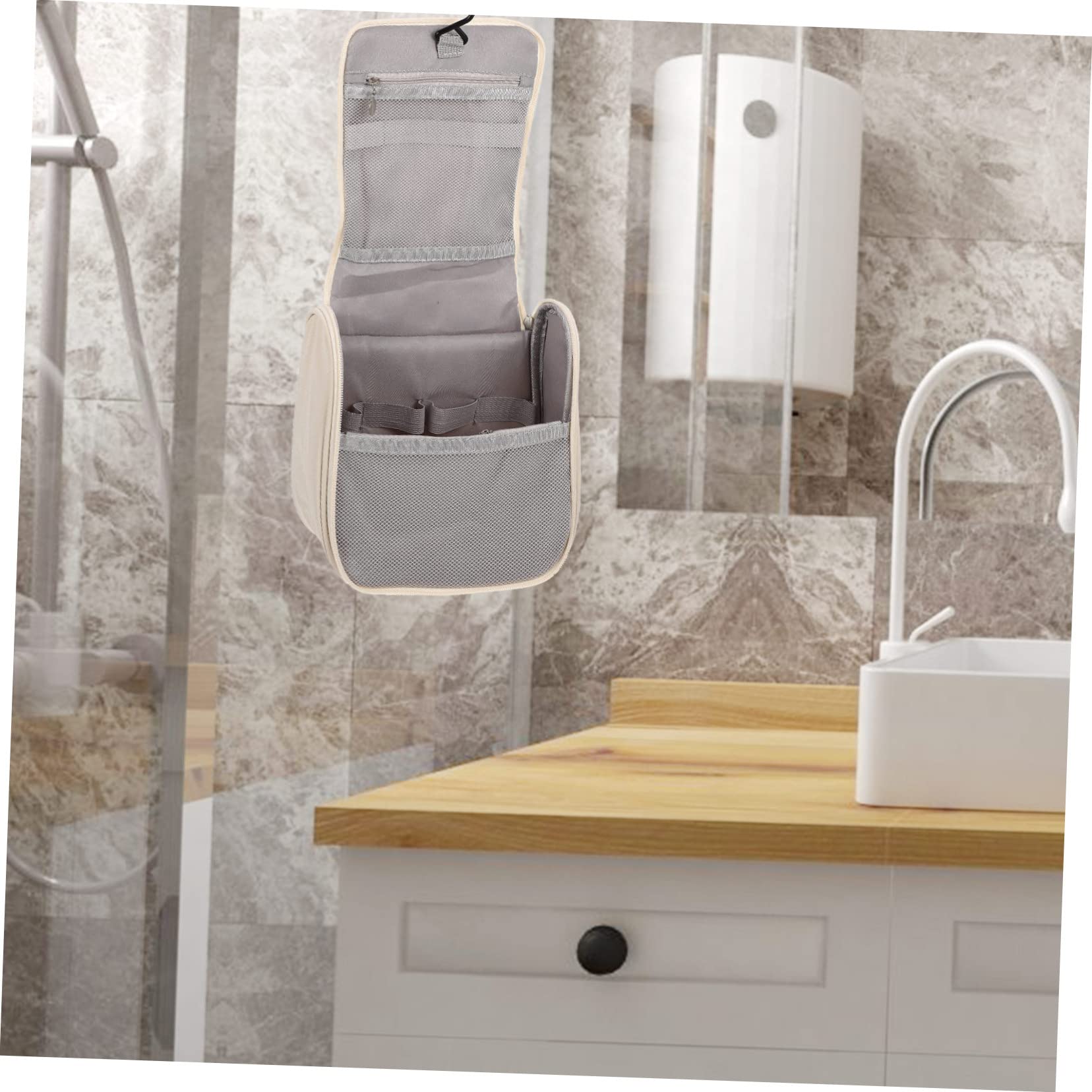 FOMIYES 3pièces Sac De Voyage Multifonctionnel Trousse De Toilette Suspendue Grand Sac De Maquillage pour Cosmétiques Accessoires De Toilettes Et Articles Personnels