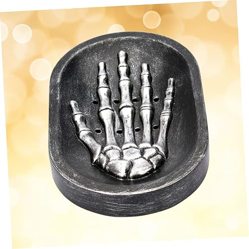 Miniatura 2 de Soporte de esponja de cocina Cuenco de Halloween Bandeja de jabón de resina Caja de jabón autodrenante Platos de jabón Plato de jabón Soporte de