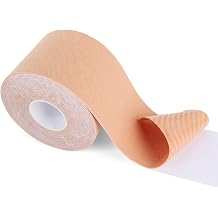 Beige Kinesiology Tape 5cm x 5m Uncut Roll - Professional K Tape for Pain Relief & Support