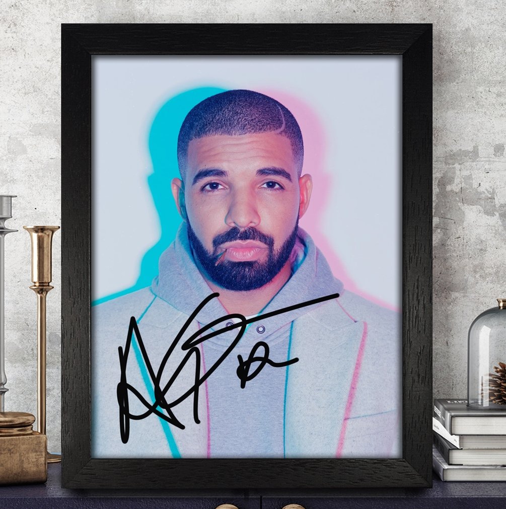Drake Signed Autographed Photo 8X10 Reprint Rp Pp - Views