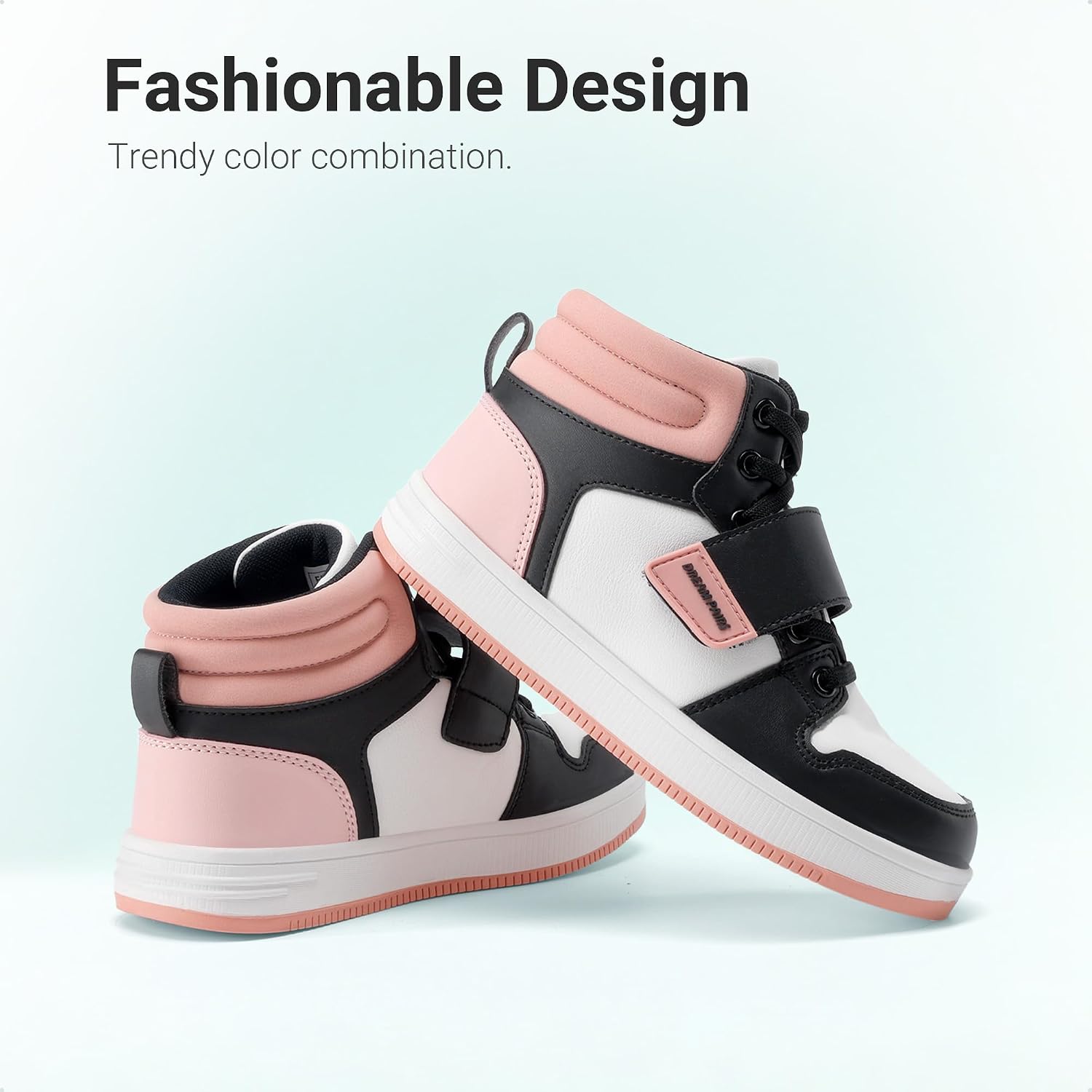 DREAM PAIRS Boys Girls High Top Sneaker LilLegends Skyhigh Basketball Shoes