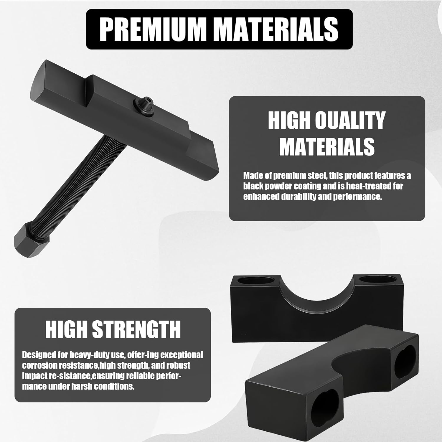 60050 Heavy Duty Yoke Puller Tool Kit for Class 6-8 Trucks & Semi Trucks - Professional Yoke Remover/Removal Tool for Commercial Transportation Equipment