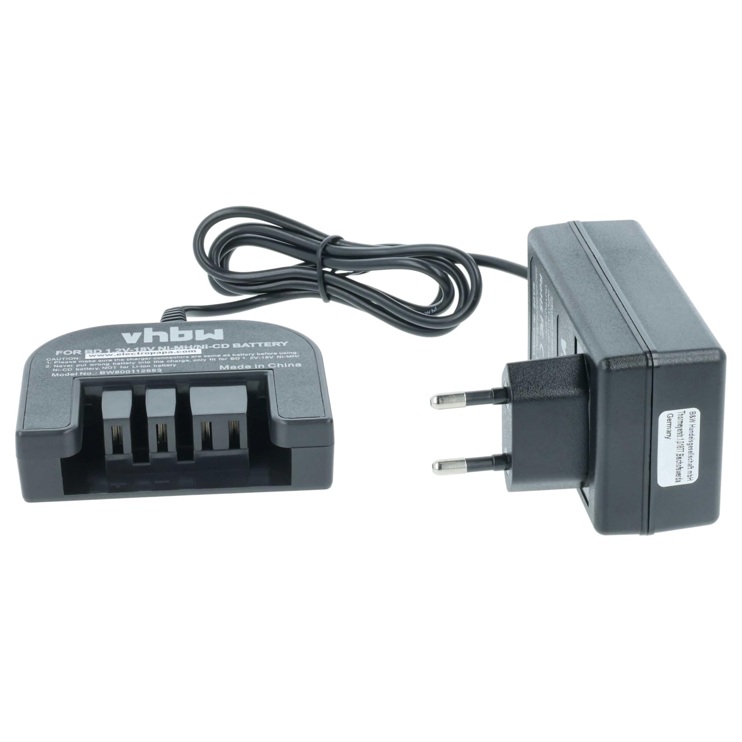 vhbw Cargador Compatible con Black & Decker Firestorm FS120B