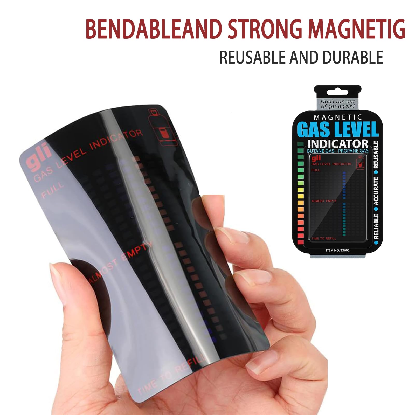 Magnetic Gas Bottle Level Indicator - For Calor Butane, Propane LPG Tanks