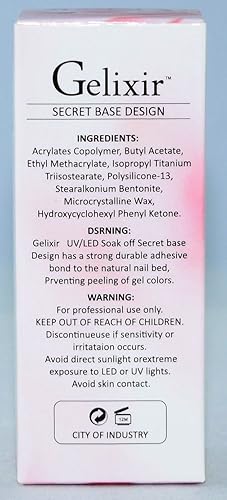 Miniatura 3 de Gelixir - Diseño de base secreta de gel para remojar 0.5 onzas líquidas