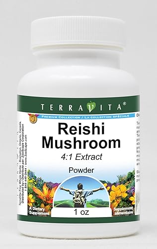 TerraVita Reishi Mushroom 41 Extracto en polvo (1 oz, ZIN 520595) - Paquete de 2