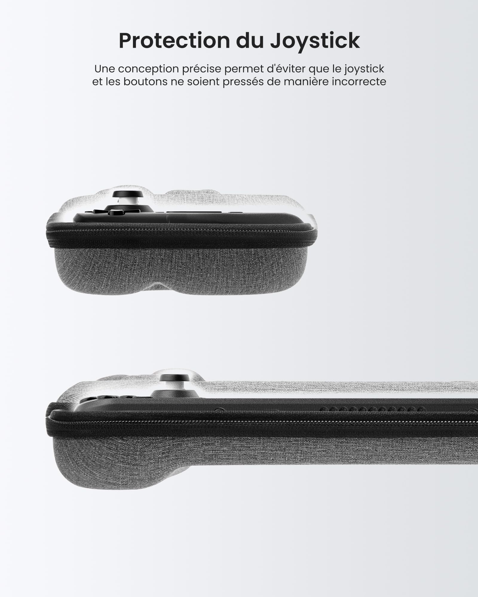 tomtoc Etui Compatible avec Steam Deck/Steam Deck OLED, Housse Rigide en EVA Entièrement Protectrice pour Transporter la Console Steam Deck/OLED et Ses Accessoires, Antichoc, Adaptée aux Voyages