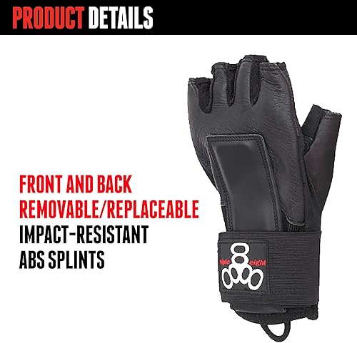 Miniatura 3 de Triple Eight Hired Hands Skateboarding - Guantes de muñeca