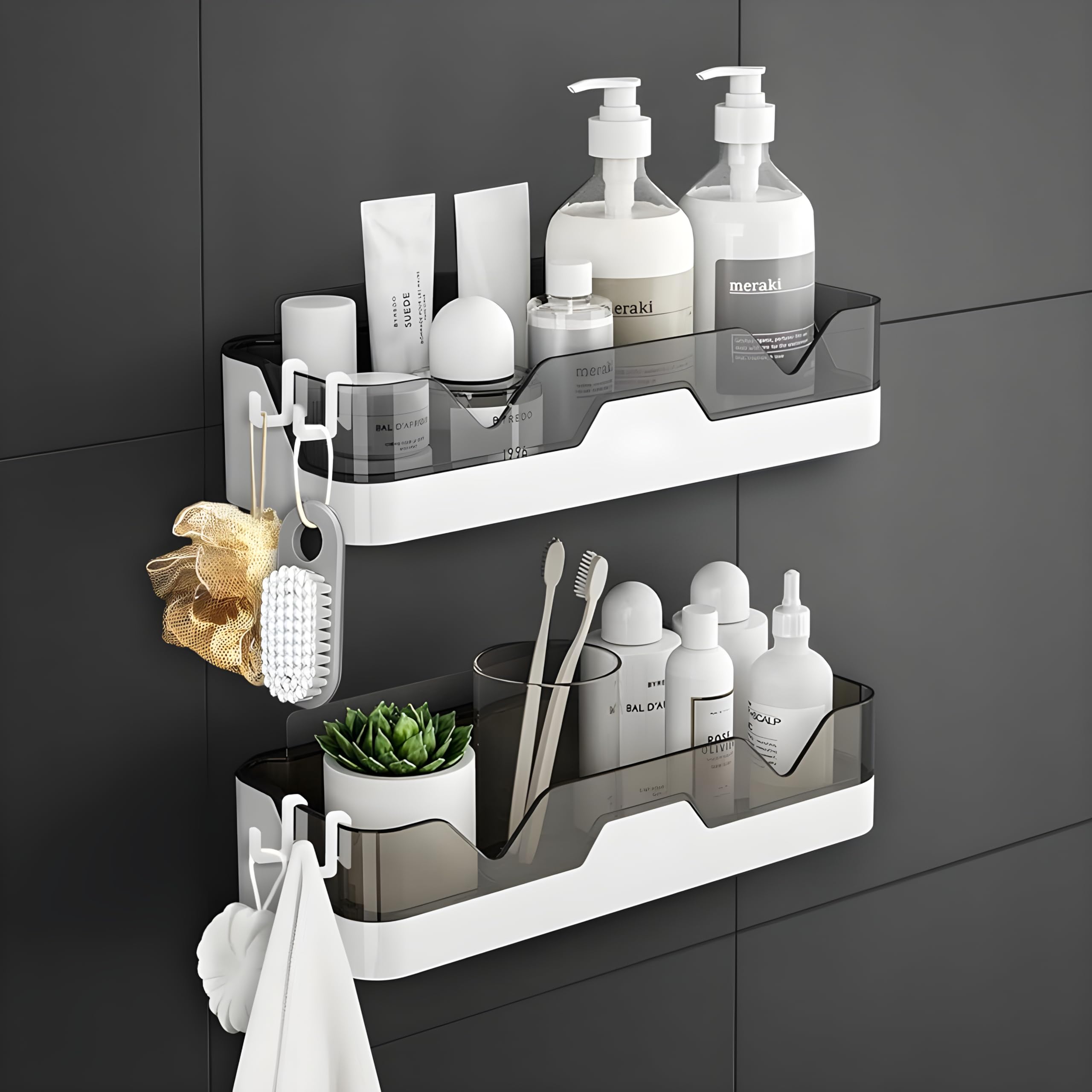 Satpurush Bathroom Accessories, Bathroom Rack, Bathroom Shelf Organizer, Wall Mounted Shelf, Bathroom Hardware and Accessories, Storage Racks (2 Shelf) Plastic, Multicolour (B0CP5TXW2P) Amazon Price History, Amazon Price Tracker