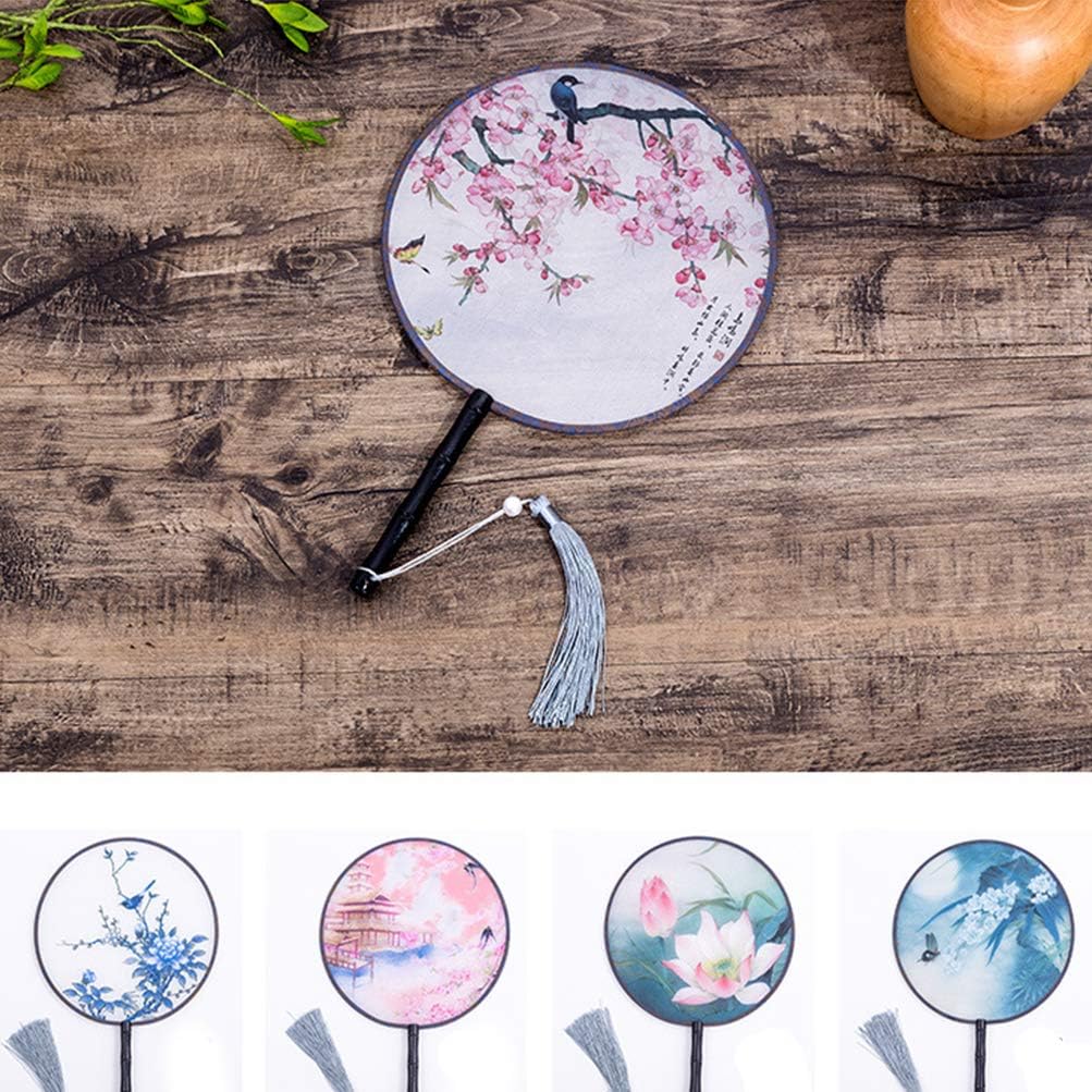 人気カラー再販 手描きイラスト12 中華風うちわ 団扇 即納最大半額 Webrothers Com Br