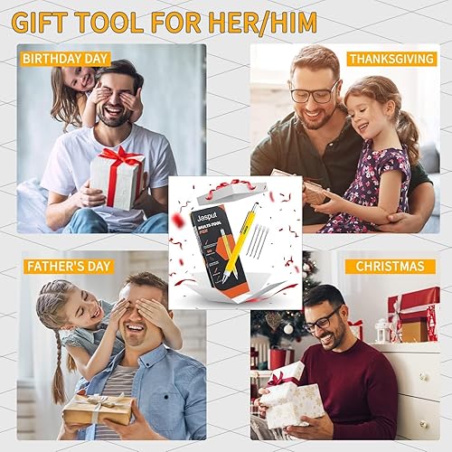 Miniatura 10 de Bolígrafo de herramientas de regalo, bolígrafo multiherramienta 6 en 1 con bolígrafo, regla, nivel, destornillador, herramienta personalizada,