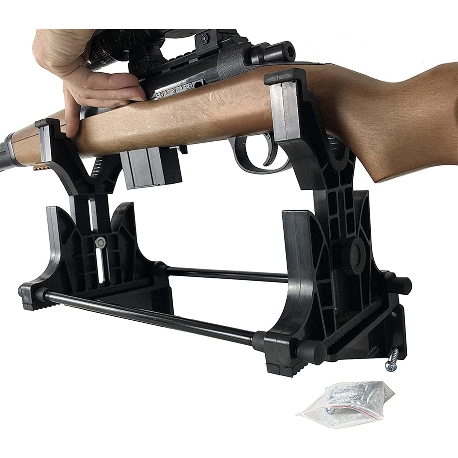Atflbox Banco y Soporte para Rifle, Accesorios para Pistolas, exhibición y Limpieza del Soporte para Pistolas de Aire