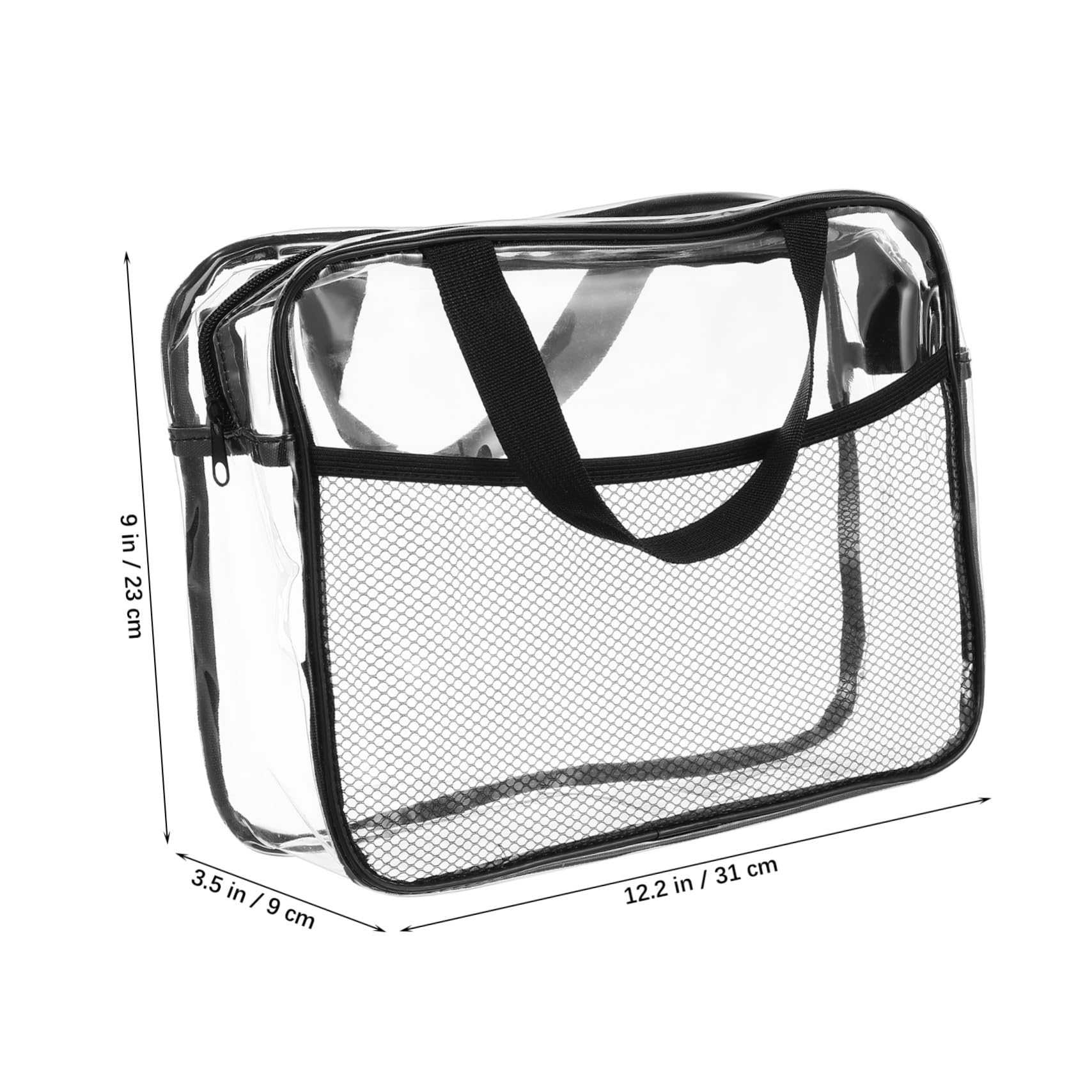 Borsa per Riporre i Giocattoli 4 Pezzi in Pvc Nero