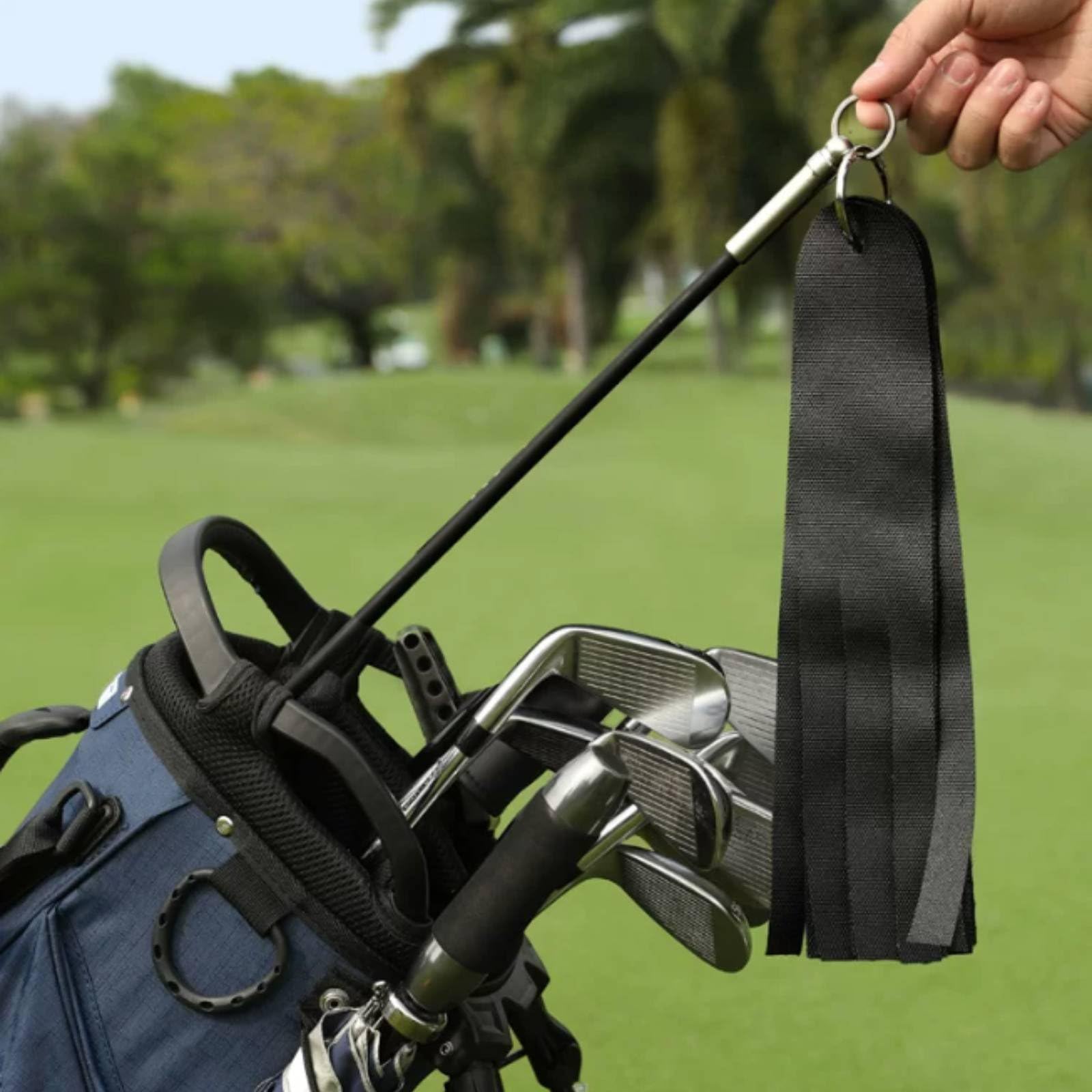 Qianly Entrenador de Swing de Golf Po Ajustable Vara Práctica Swing Mejora del mpo Palanca Entrenamiento Golf para Principians