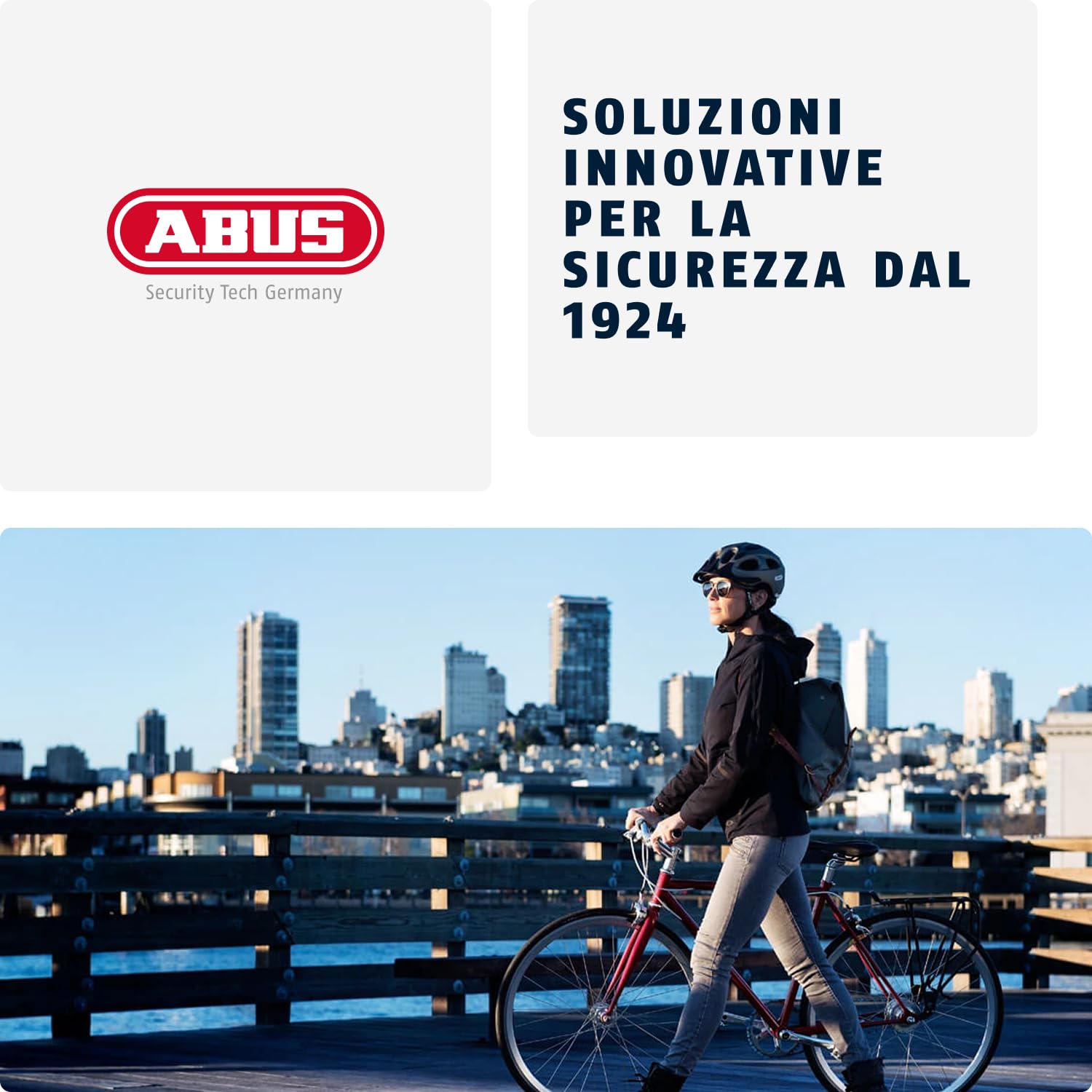 ABUS Memory Cable - cavo di promemoria per ricordare visivamente il blocco del disco del freno - per la sicurezza della moto, giallo