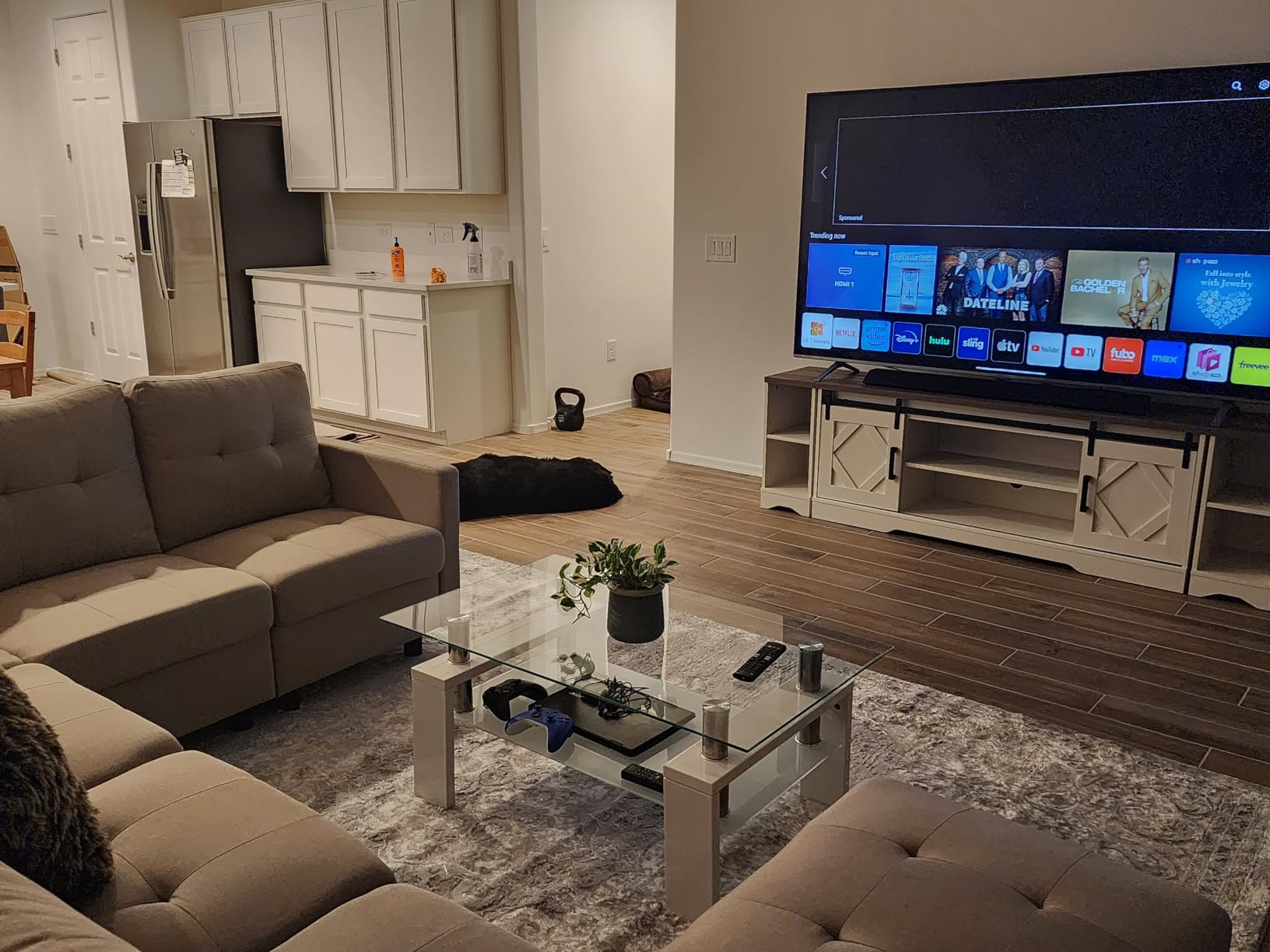 16/mo Finance DAZONE Sectional Couch Sofa, Modular Sectional Sofa, 3 Piece Couches for Living