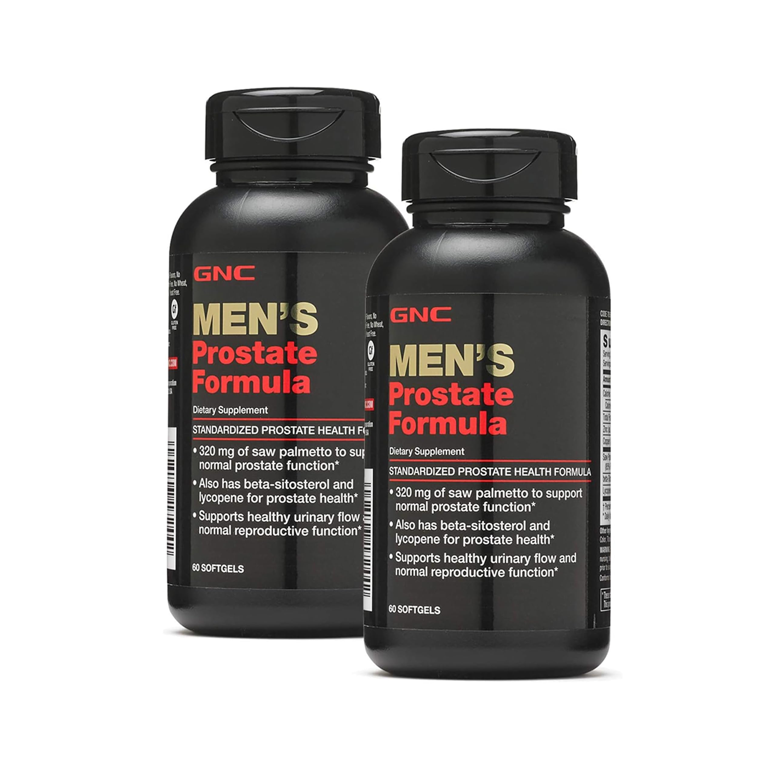 GNC Men's Prostate Formula, Twin Pack, 60 Softgels