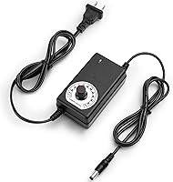 Vista 10 de Facmogu Fuente de alimentación ajustable de 3V-12V 5A 60W con pantalla LED, CC variable 3V 5V 6V 9V 12V Adaptador universal AC/DC, 100V-240V AC a DC