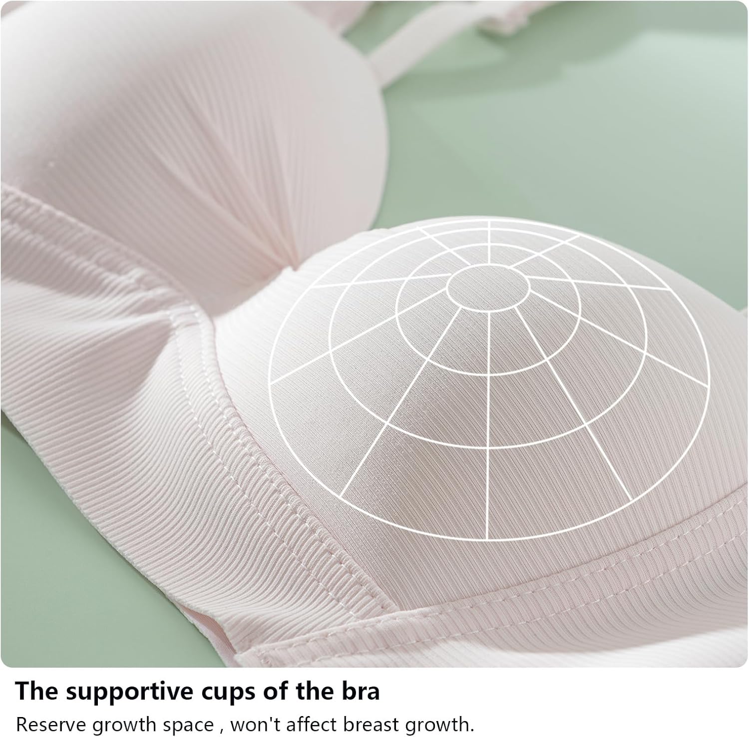Teen Bras for Girls Ages 12-14-16-18 Years Old Big Kids Training Bra Bralettes for Women Ladies,Adjustable Straps