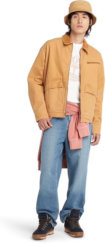 Timberland Mens Washed Canvas Jacket
