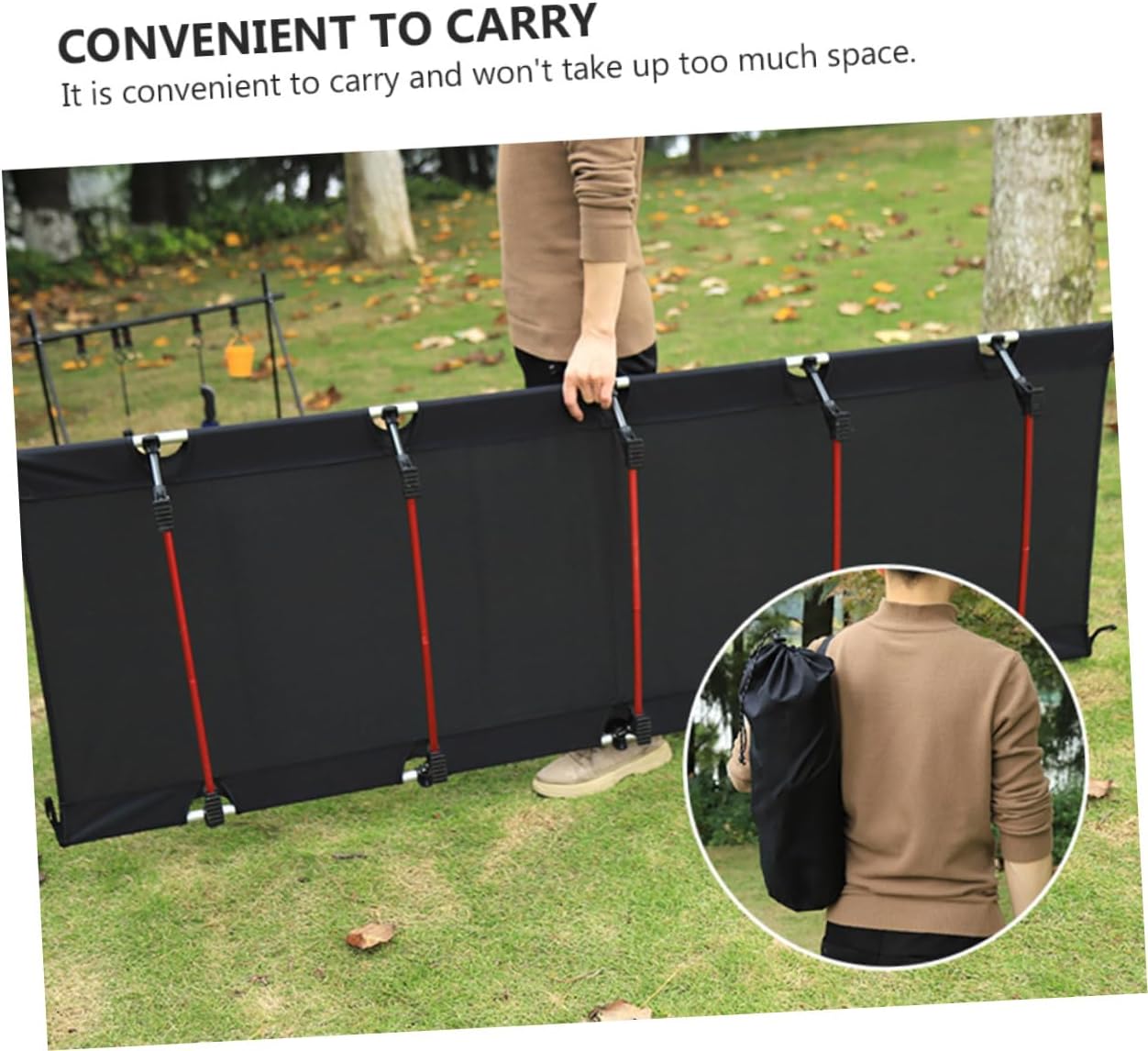 Folding Camping Cot Oxford Portable Guest Bed for Outdoor Travel and Camping Lightweight Easy to Use Comfortable Sleeping