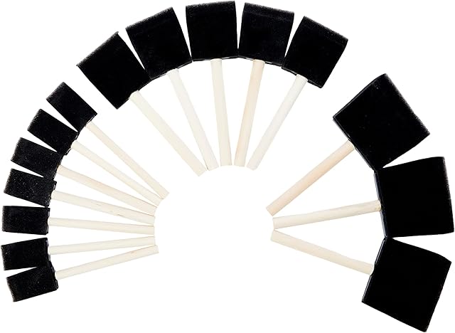 Royal & Langnickel Foam Brushes, Blue, Various