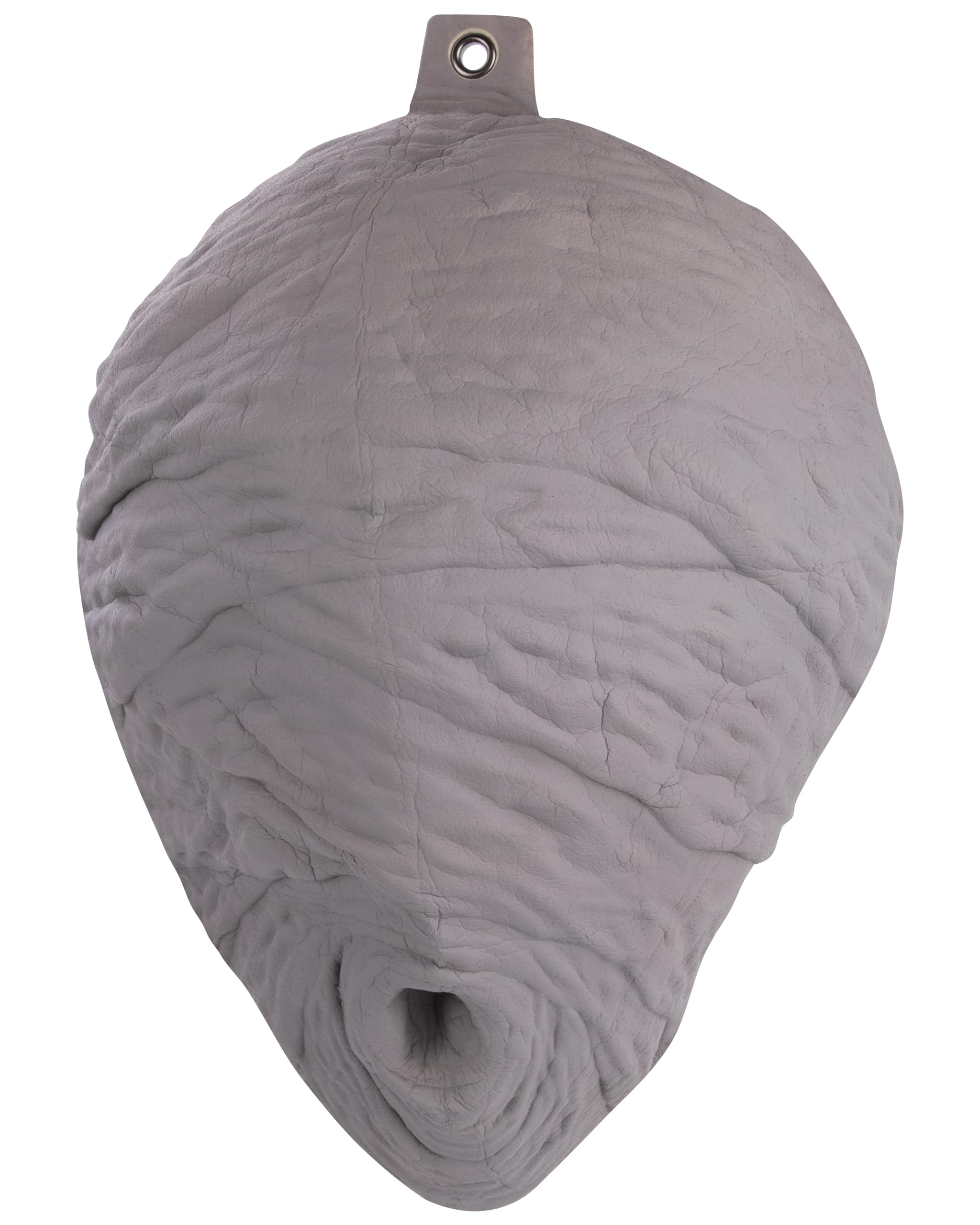 AQKILO Inflatable Faux Hornet Nest Decor, Wasp Nest Decoy for Outdoor Hanging, Polyurethane, Gray, 1 Pack