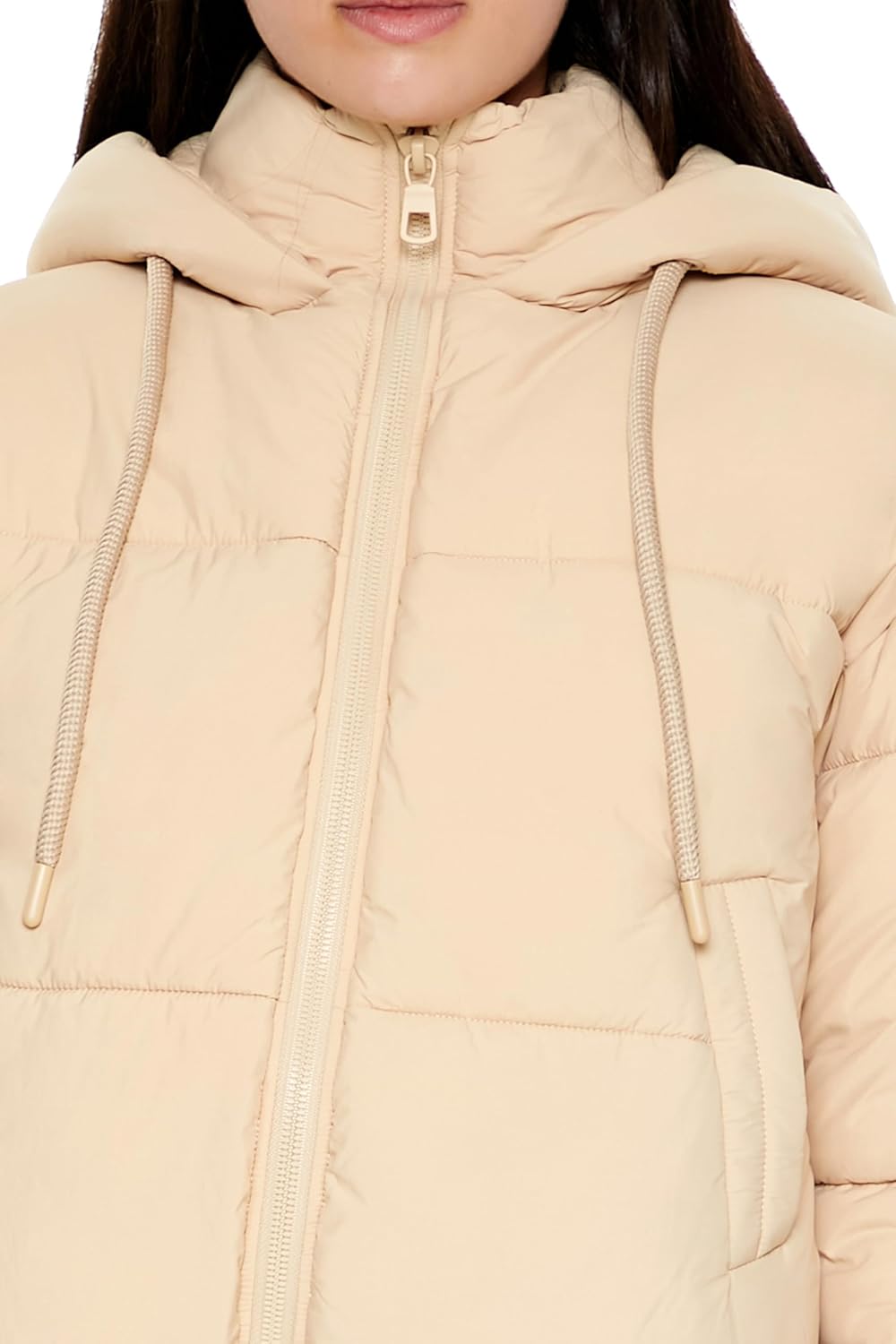 Forever 21 womens Hooded Quilted Puffer Jacket - Image 3