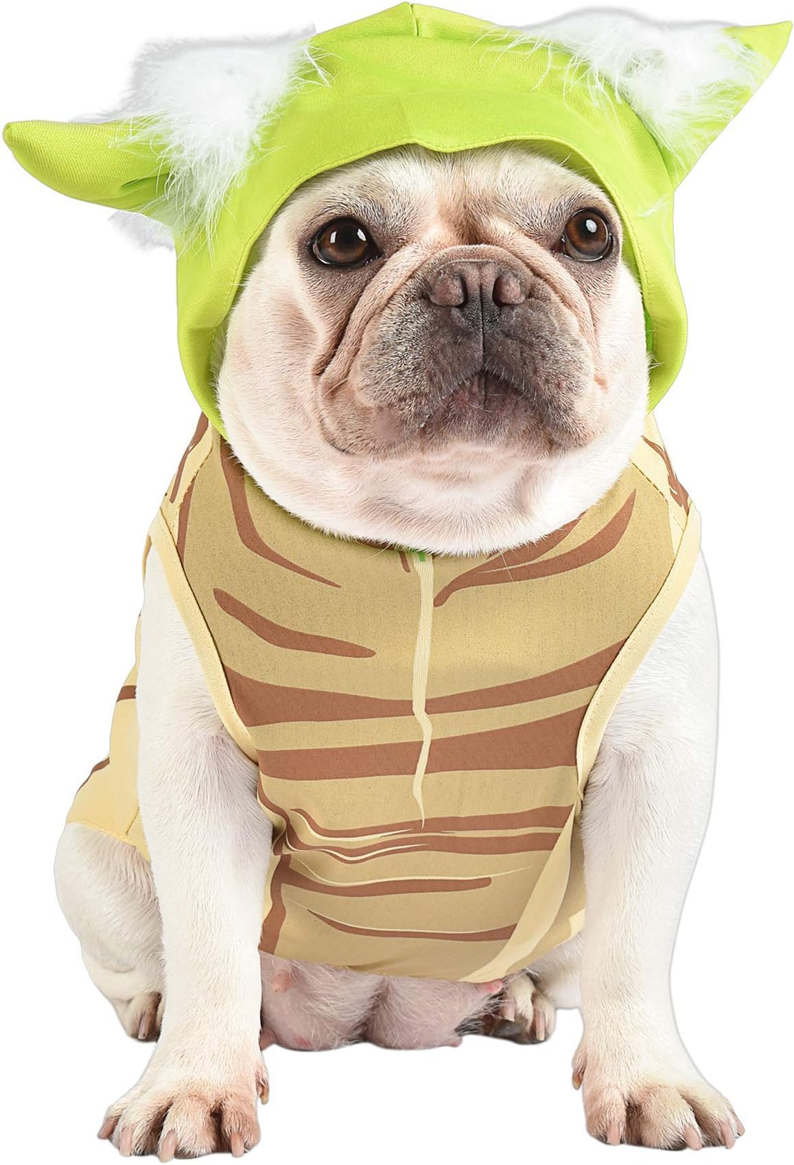 Star Wars Yoda Costume for Dogs, Extra Small (XS) | Hooded and Comfortable Green Yoda Dog Costumes for All Dogs | Dog Halloween Star Wars Dog Costume for Small Dogs | See Sizing Chart for More Info
