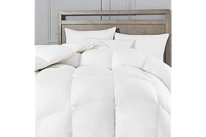 KAKABELL Oversized King Size White Goose Down Comforter